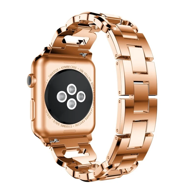 Cool Apple Watch Series 1-3 42mm Metall und Strass armband