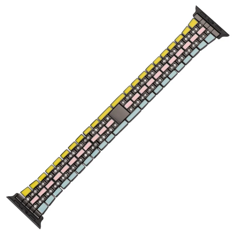 Robust Apple Watch Series 7 45mm Metall und Strass armband