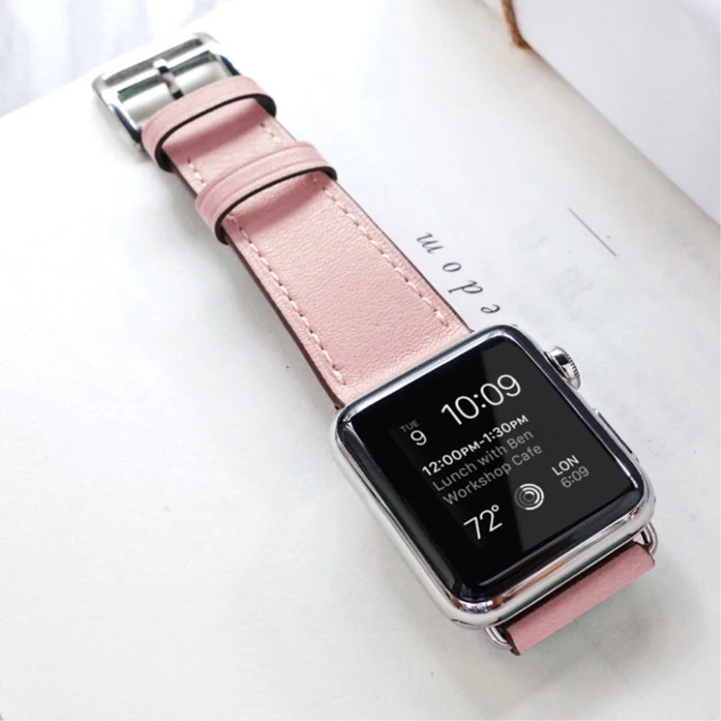 Super robust Apple Watch Series 5 40mm Echtes Leder armband