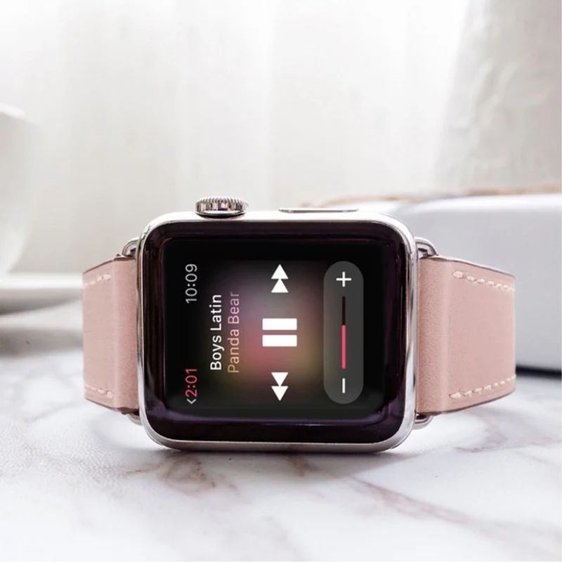 Super robust Apple Watch Series 5 40mm Echtes Leder armband