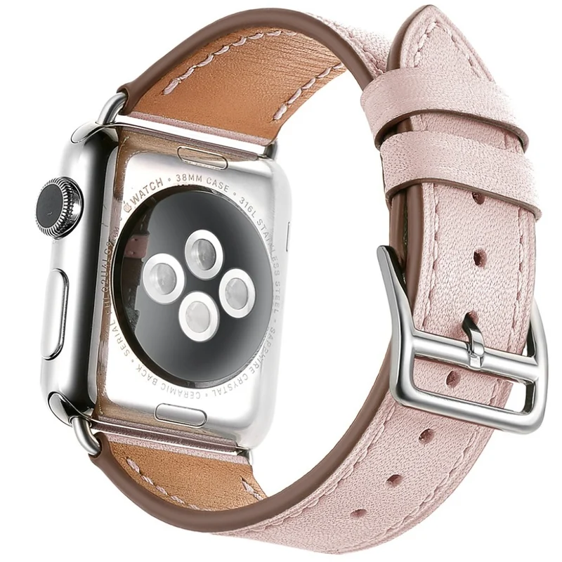 Super robust Apple Watch Series 5 40mm Echtes Leder armband