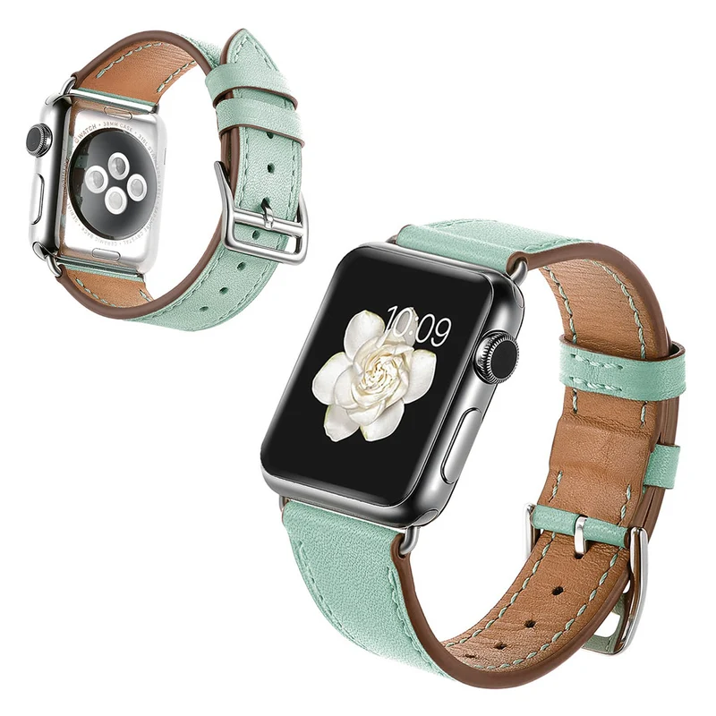 Super robust Apple Watch Series 5 40mm Echtes Leder armband