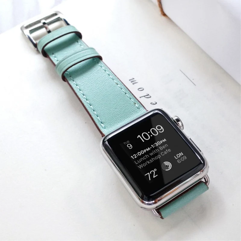 Super robust Apple Watch Series 5 40mm Echtes Leder armband