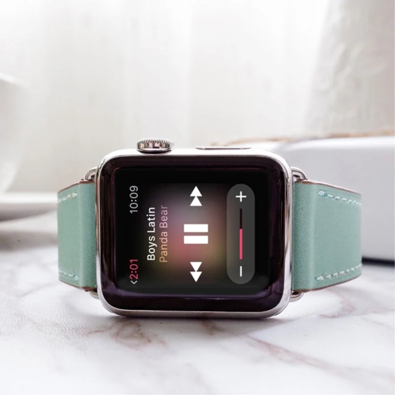Super robust Apple Watch Series 5 40mm Echtes Leder armband