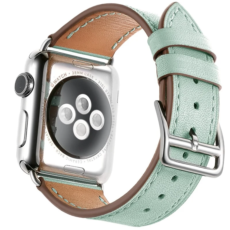 Super robust Apple Watch Series 5 40mm Echtes Leder armband