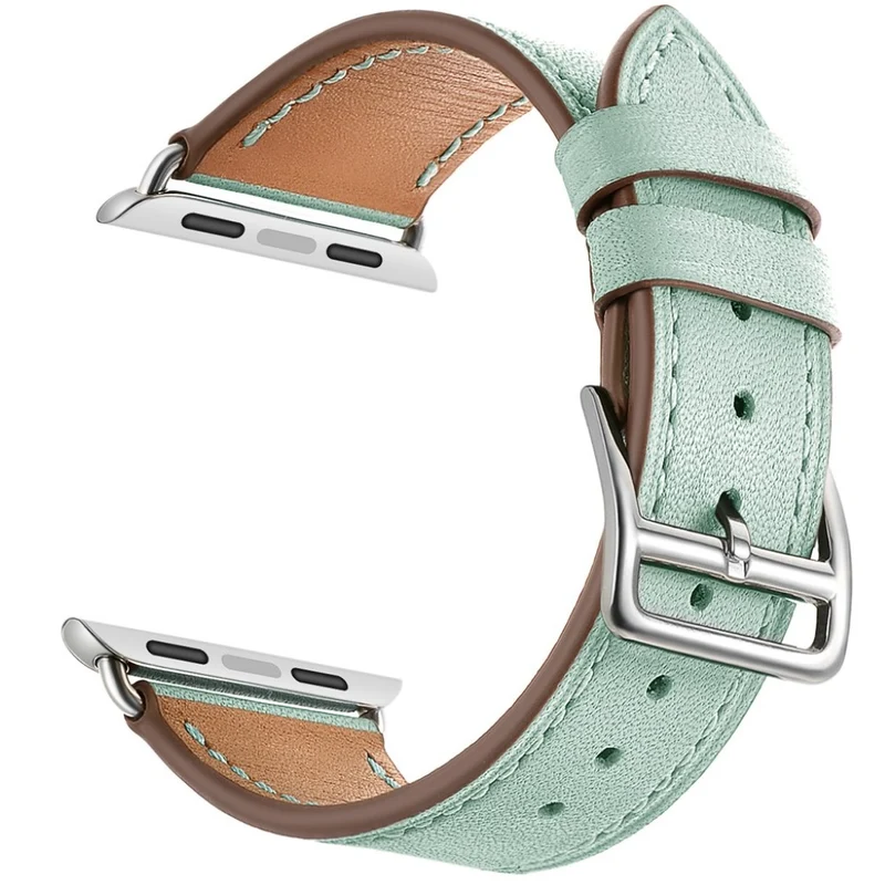 Super robust Apple Watch Series 5 40mm Echtes Leder armband