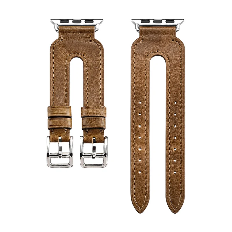 Sehr elegant Apple Watch Series 5 40mm Echtes Leder armband