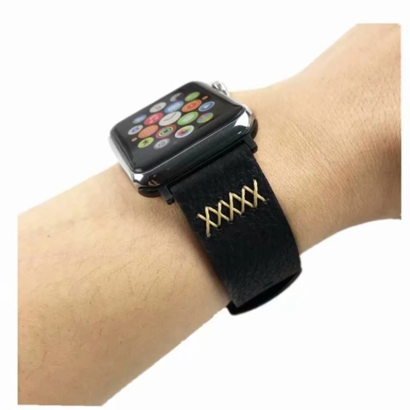 Mega chillig Apple Watch Series 5 40mm Echtes Leder armband
