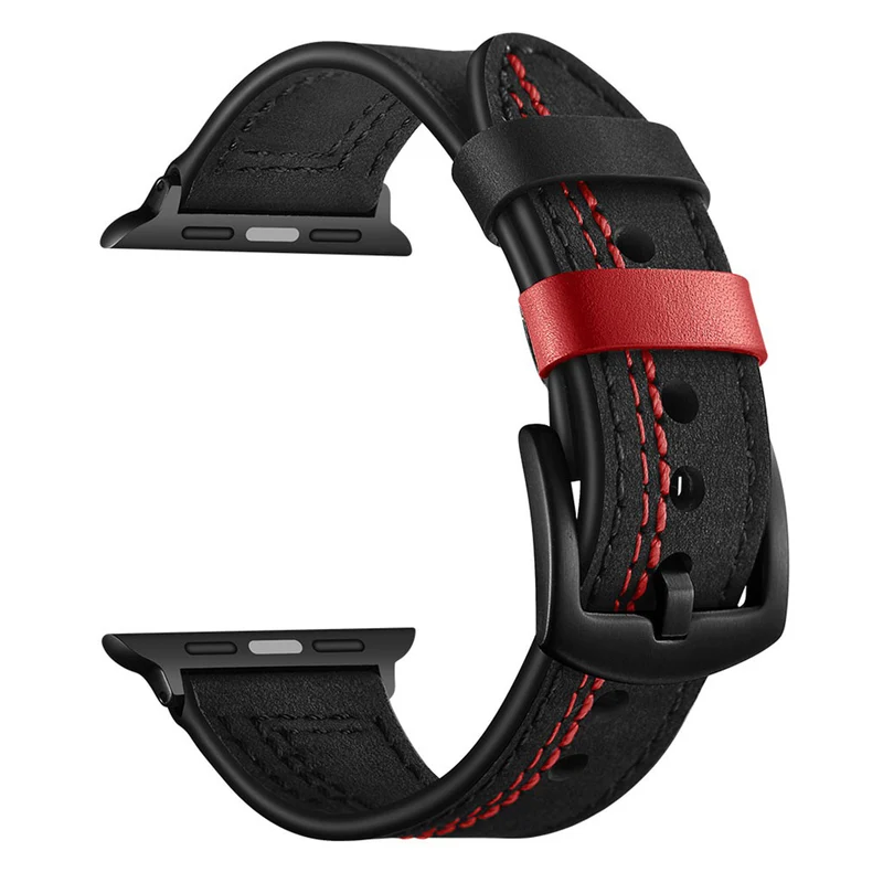 Super bequem Apple Watch Series 5 40mm Echtes Leder armband