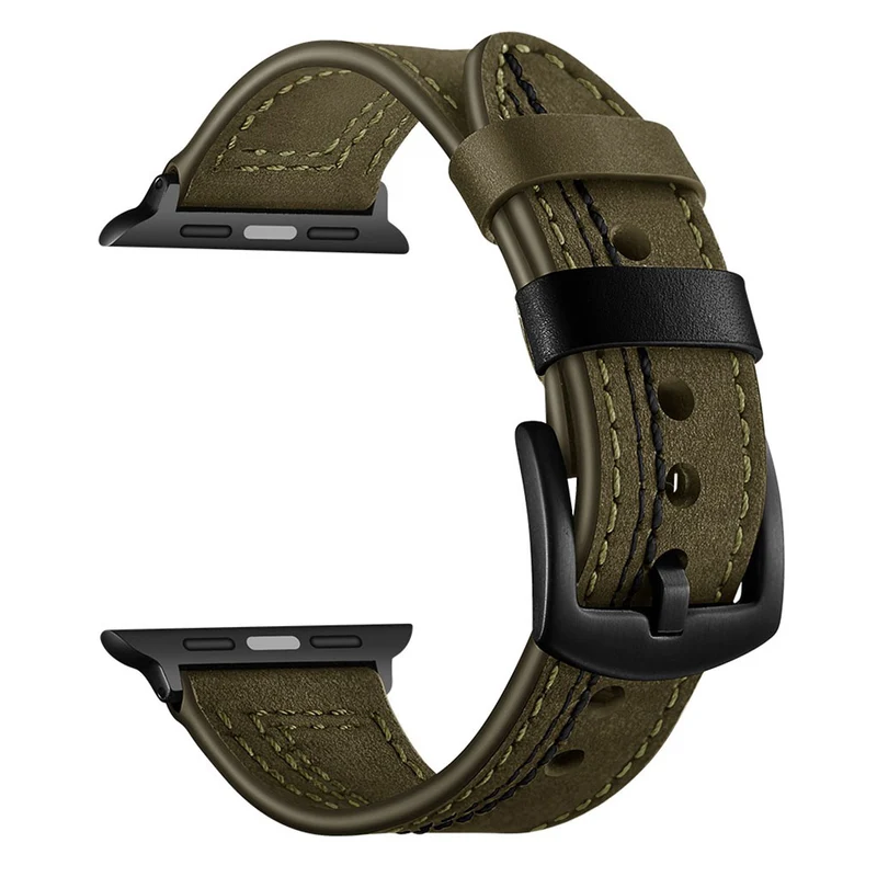 Super bequem Apple Watch Series 5 40mm Echtes Leder armband