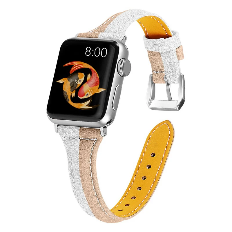 Sehr cool Apple Watch Series 5 40mm Echtes Leder armband