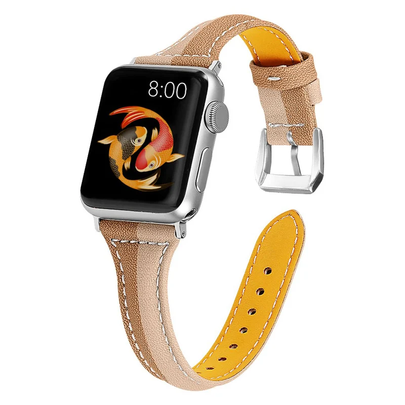 Sehr cool Apple Watch Series 5 40mm Echtes Leder armband