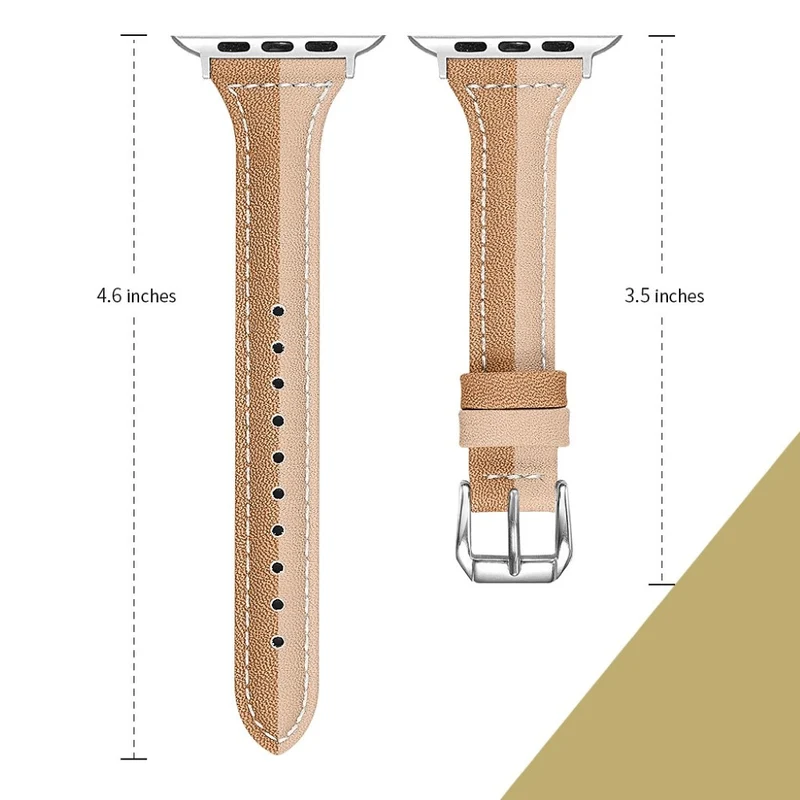 Sehr cool Apple Watch Series 5 40mm Echtes Leder armband