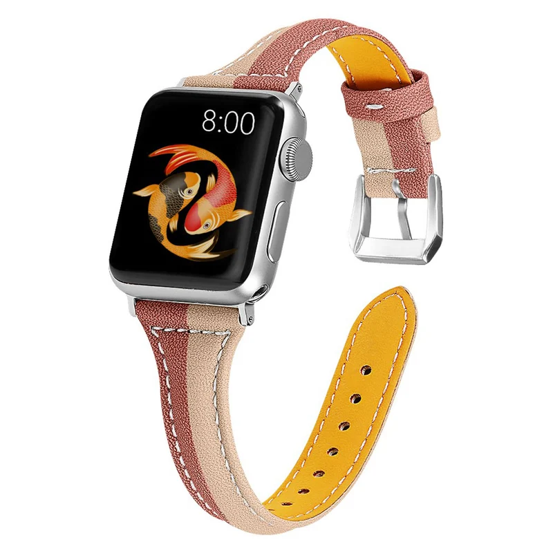 Sehr cool Apple Watch Series 5 40mm Echtes Leder armband