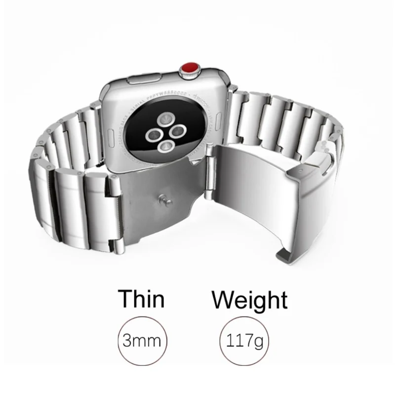 Auffallend modisch Apple Watch Series 4 40mm Metall armband