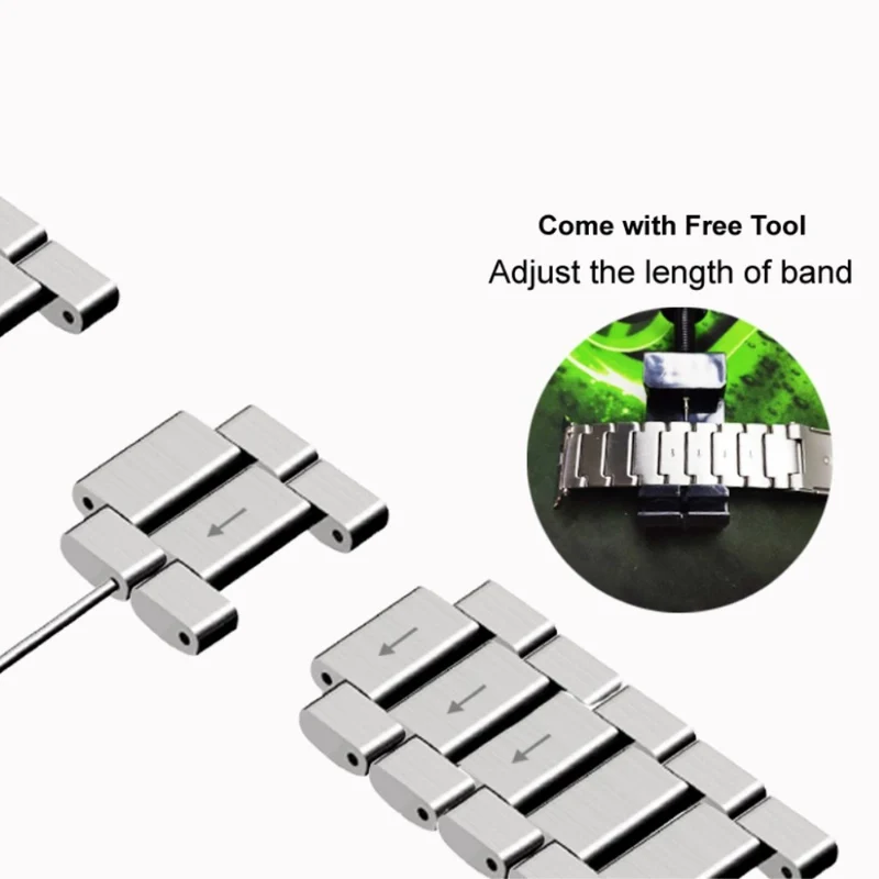 Auffallend modisch Apple Watch Series 4 40mm Metall armband