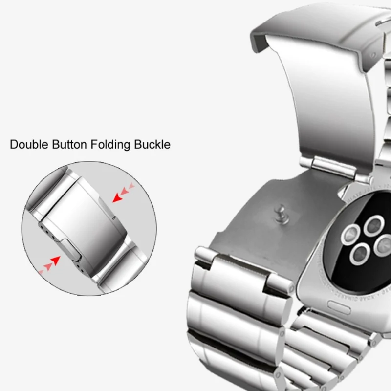 Auffallend modisch Apple Watch Series 4 40mm Metall armband