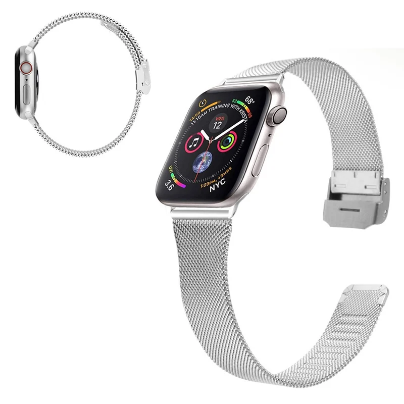 Mega stylisch Apple Watch Series 1-3 38mm Metall armband