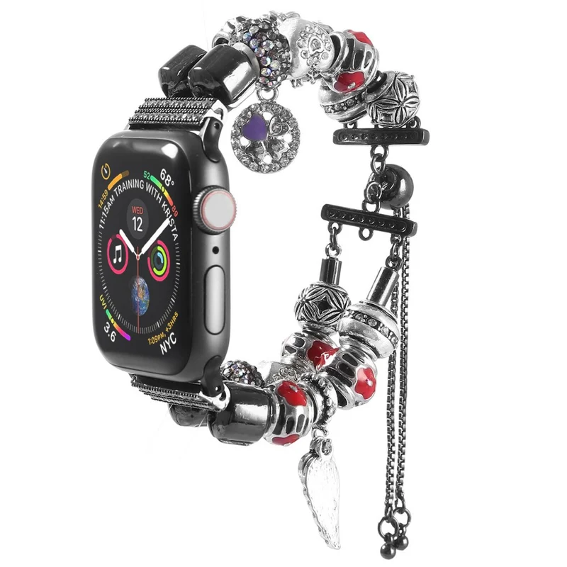 Cool Apple Watch Series 7 41mm Metall und Strass armband