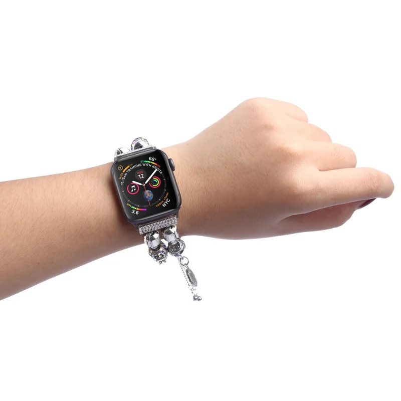 Cool Apple Watch Series 7 41mm Metall und Strass armband