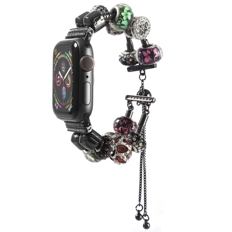 Cool Apple Watch Series 7 41mm Metall und Strass armband