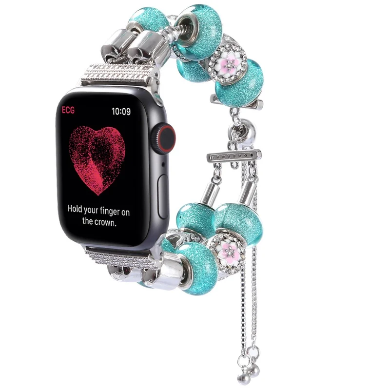 Cool Apple Watch Series 7 41mm Metall und Strass armband