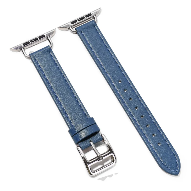 Modisch Apple Watch Series 7 41mm Kunstleder armband