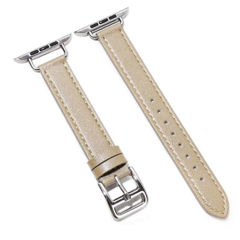 Modisch Apple Watch Series 7 41mm Kunstleder armband