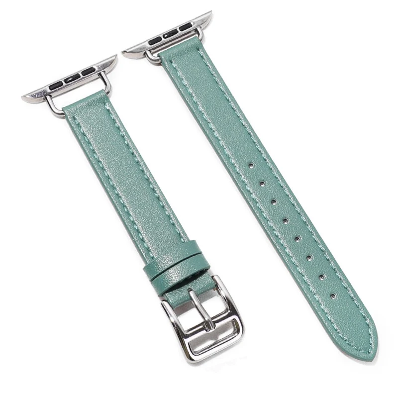 Modisch Apple Watch Series 7 41mm Kunstleder armband
