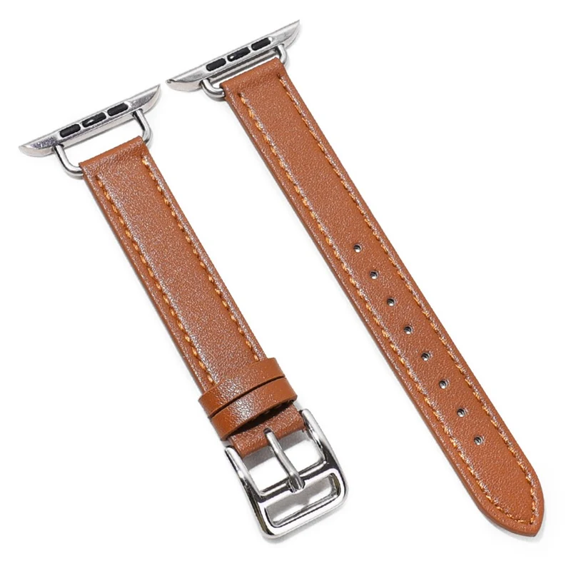 Modisch Apple Watch Series 7 41mm Kunstleder armband