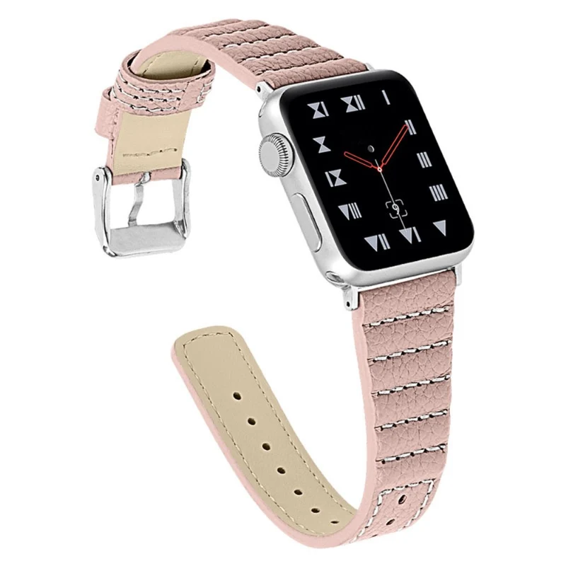 Sehr schön Apple Watch Series 7 41mm Echtes Leder armband