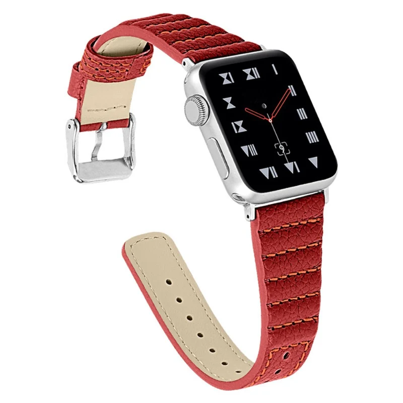 Sehr schön Apple Watch Series 7 41mm Echtes Leder armband