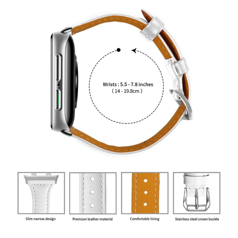 Mega zäh Oppo Watch (41mm) Echtes Leder armband