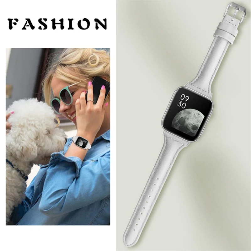 Mega zäh Oppo Watch (41mm) Echtes Leder armband