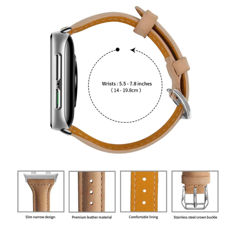 Mega zäh Oppo Watch (41mm) Echtes Leder armband