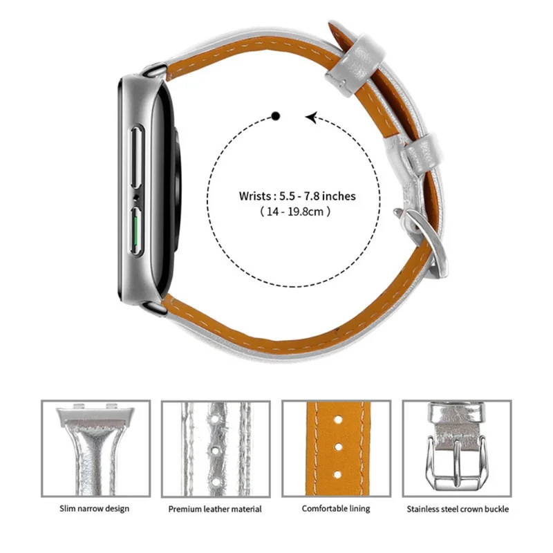Mega zäh Oppo Watch (41mm) Echtes Leder armband