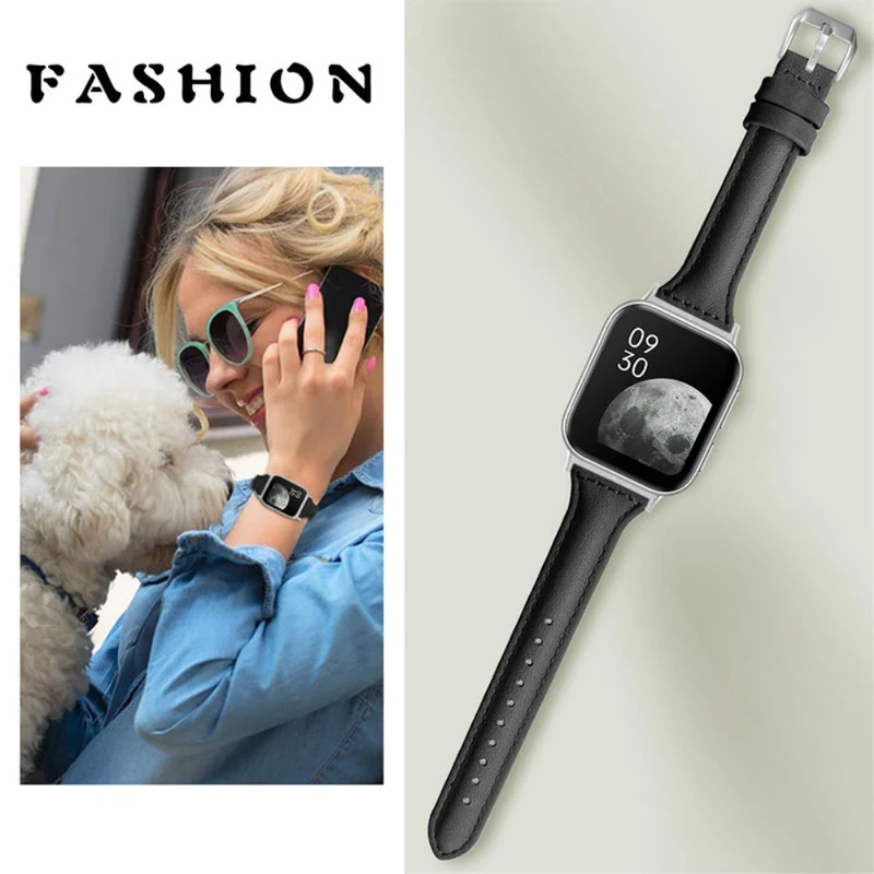 Mega zäh Oppo Watch (41mm) Echtes Leder armband