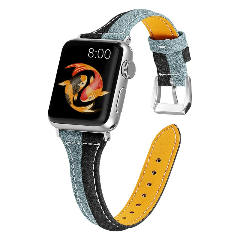 Großartig Apple Watch Series 5 44mm Echtes Leder armband