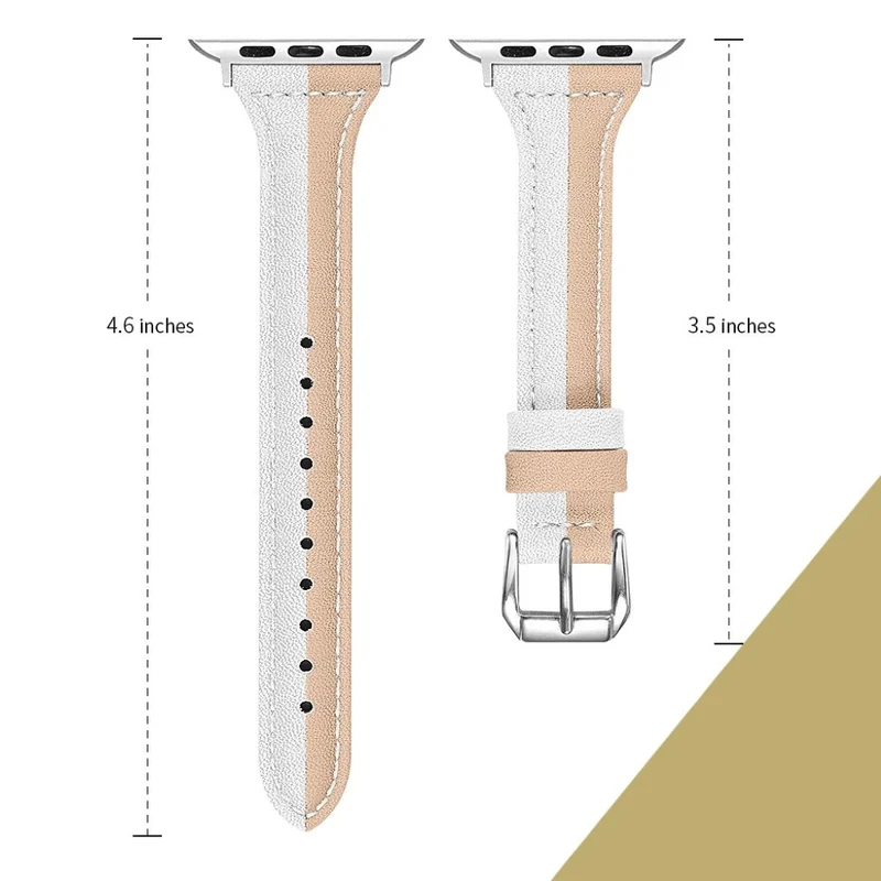 Großartig Apple Watch Series 5 44mm Echtes Leder armband