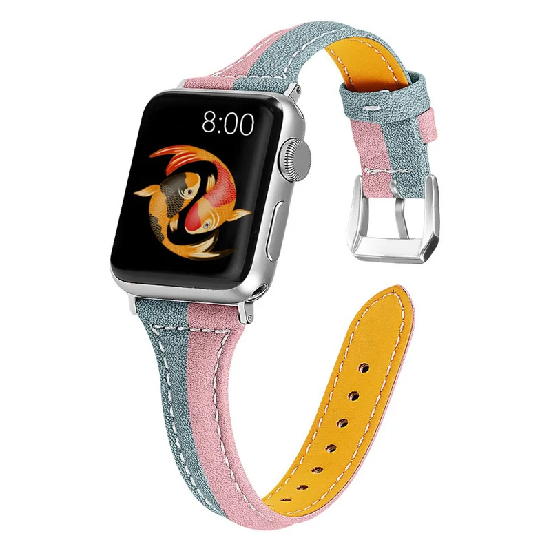 Großartig Apple Watch Series 5 44mm Echtes Leder armband