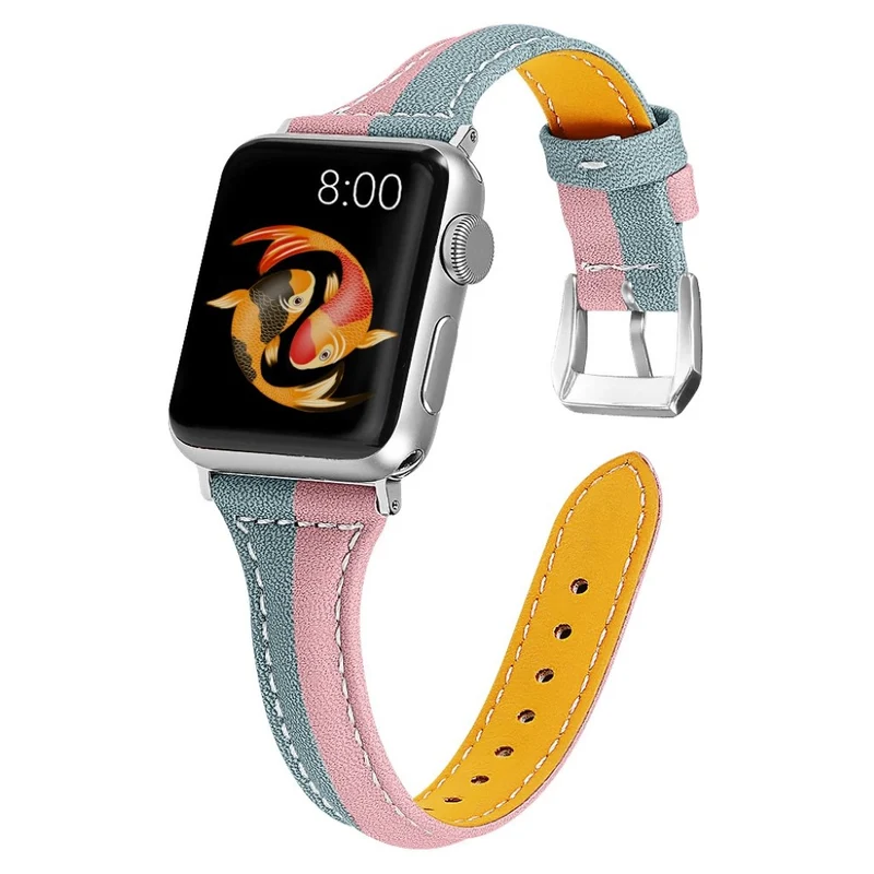 Großartig Apple Watch Series 5 44mm Echtes Leder armband