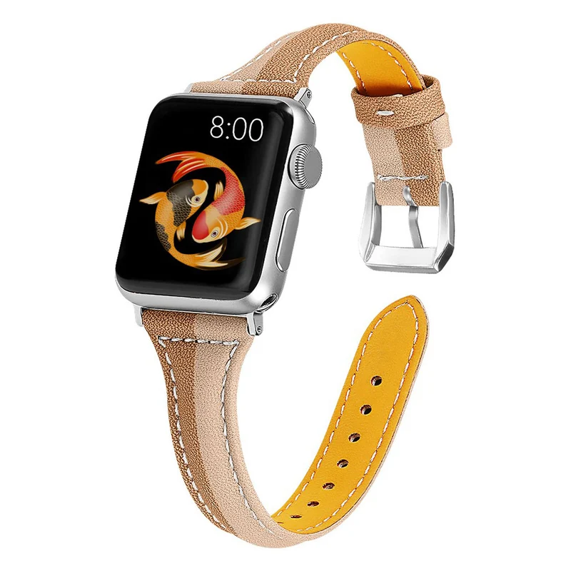Großartig Apple Watch Series 5 44mm Echtes Leder armband