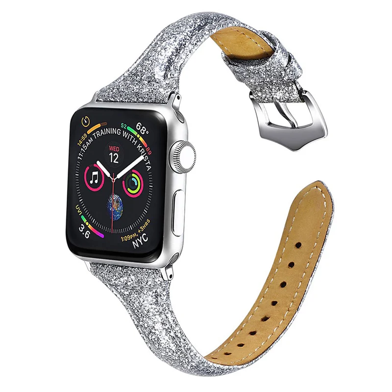 Absolut gut Apple Watch Series 5 44mm Echtes Leder armband