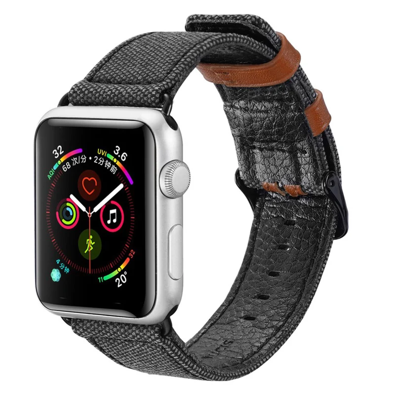 Elegant Apple Watch Series 5 44mm Textil / Nylon armband