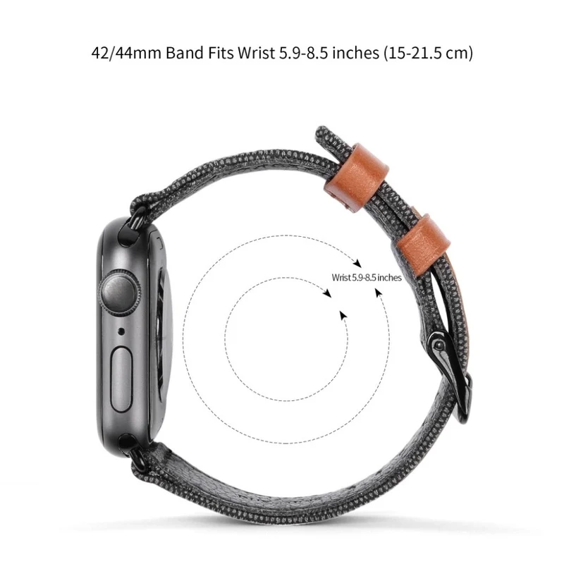 Elegant Apple Watch Series 5 44mm Textil / Nylon armband