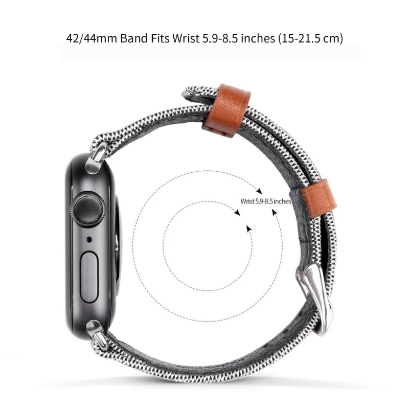 Elegant Apple Watch Series 5 44mm Textil / Nylon armband