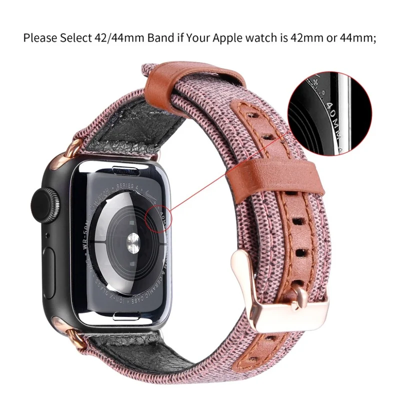 Elegant Apple Watch Series 5 44mm Textil / Nylon armband