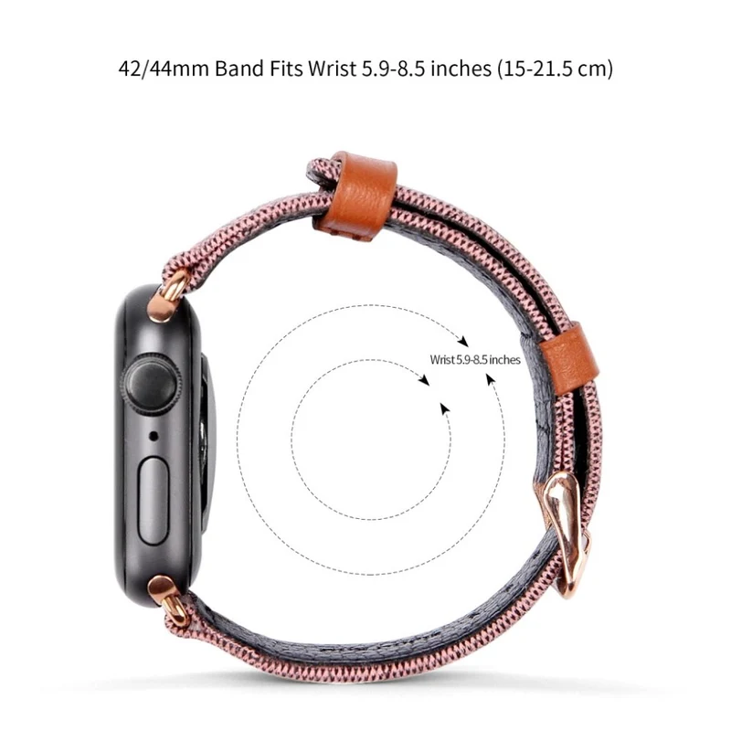 Elegant Apple Watch Series 5 44mm Textil / Nylon armband