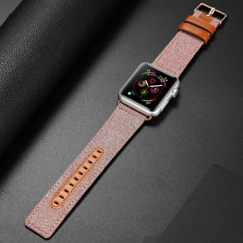 Elegant Apple Watch Series 5 44mm Textil / Nylon armband