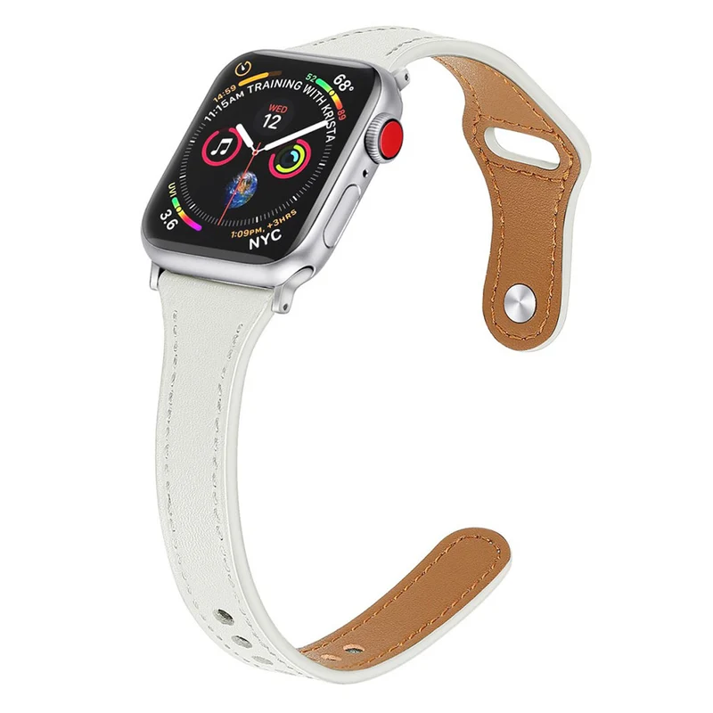 Fantastisch Apple Watch Series 5 44mm Echtes Leder armband